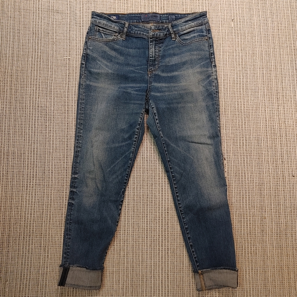 ⭐️Lucky Brand Ava Jeans Classic Blue Denim 93% Cotton Pants Size 10/30